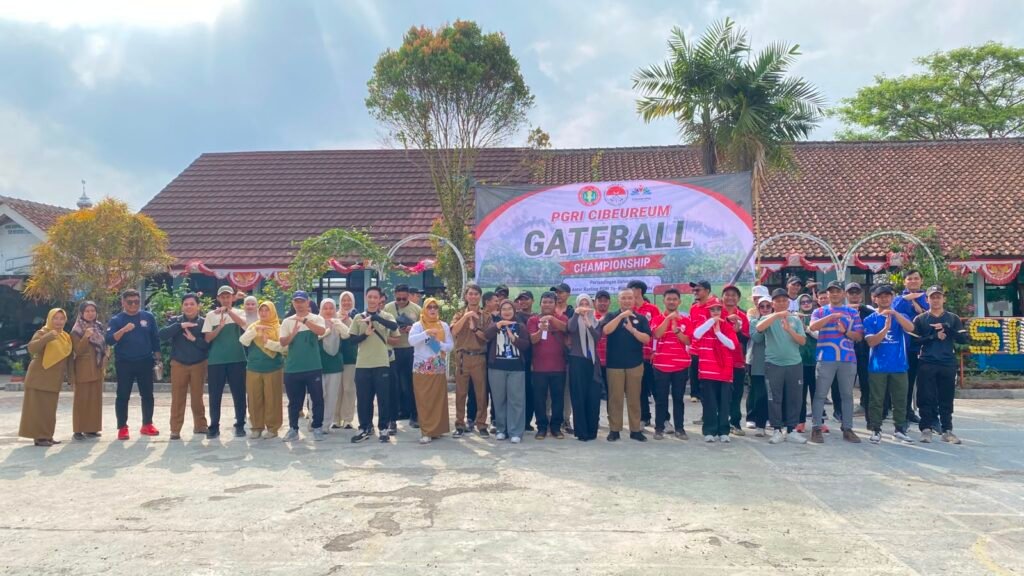 Nukar Ramaikan Event Gateball PGRI Cibeureum, Disambut Antusias Para Guru